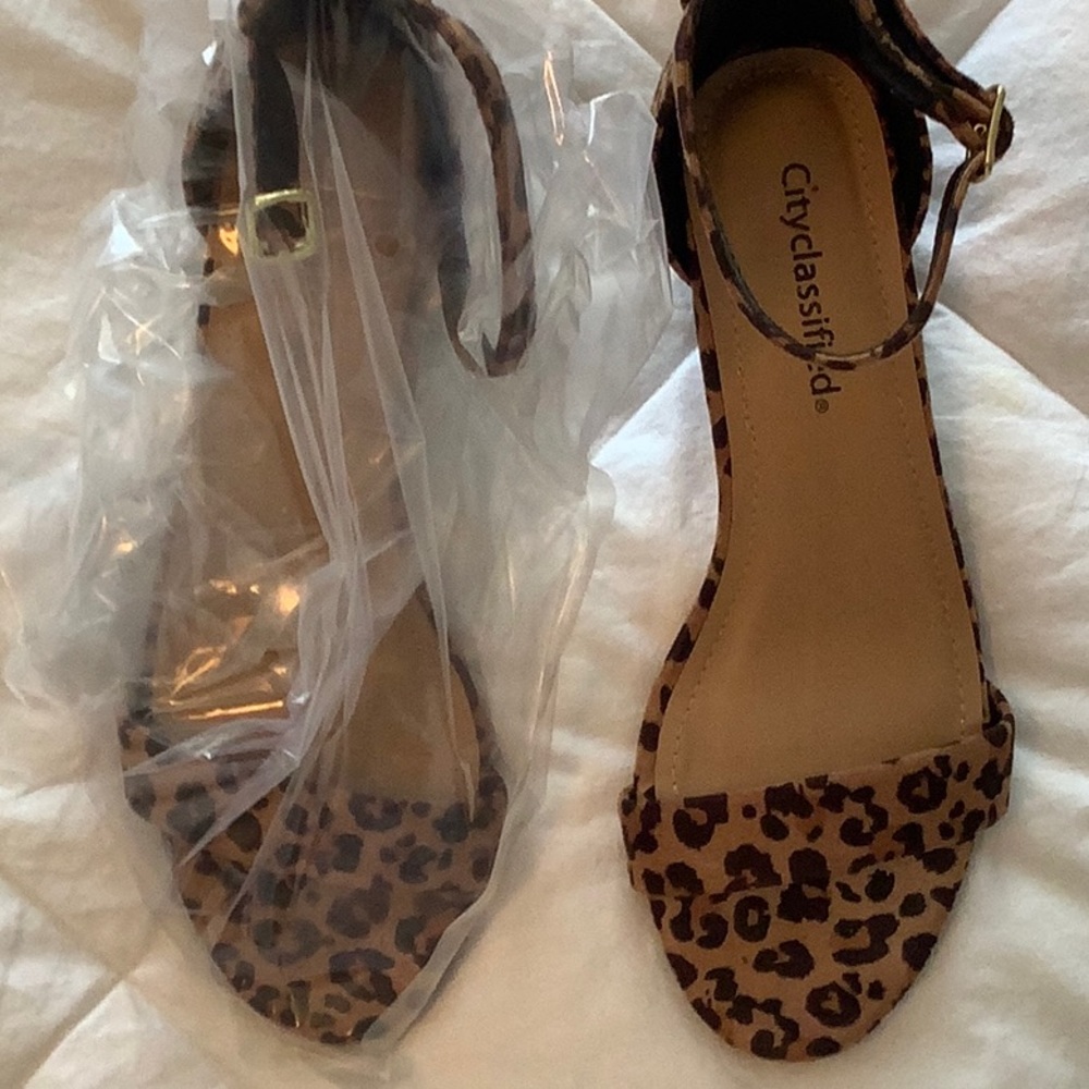 City Classified Cheetah Shoes